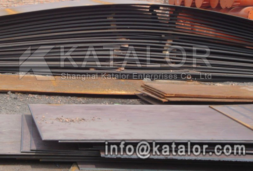 High strength alloy steel plate ASTM A517